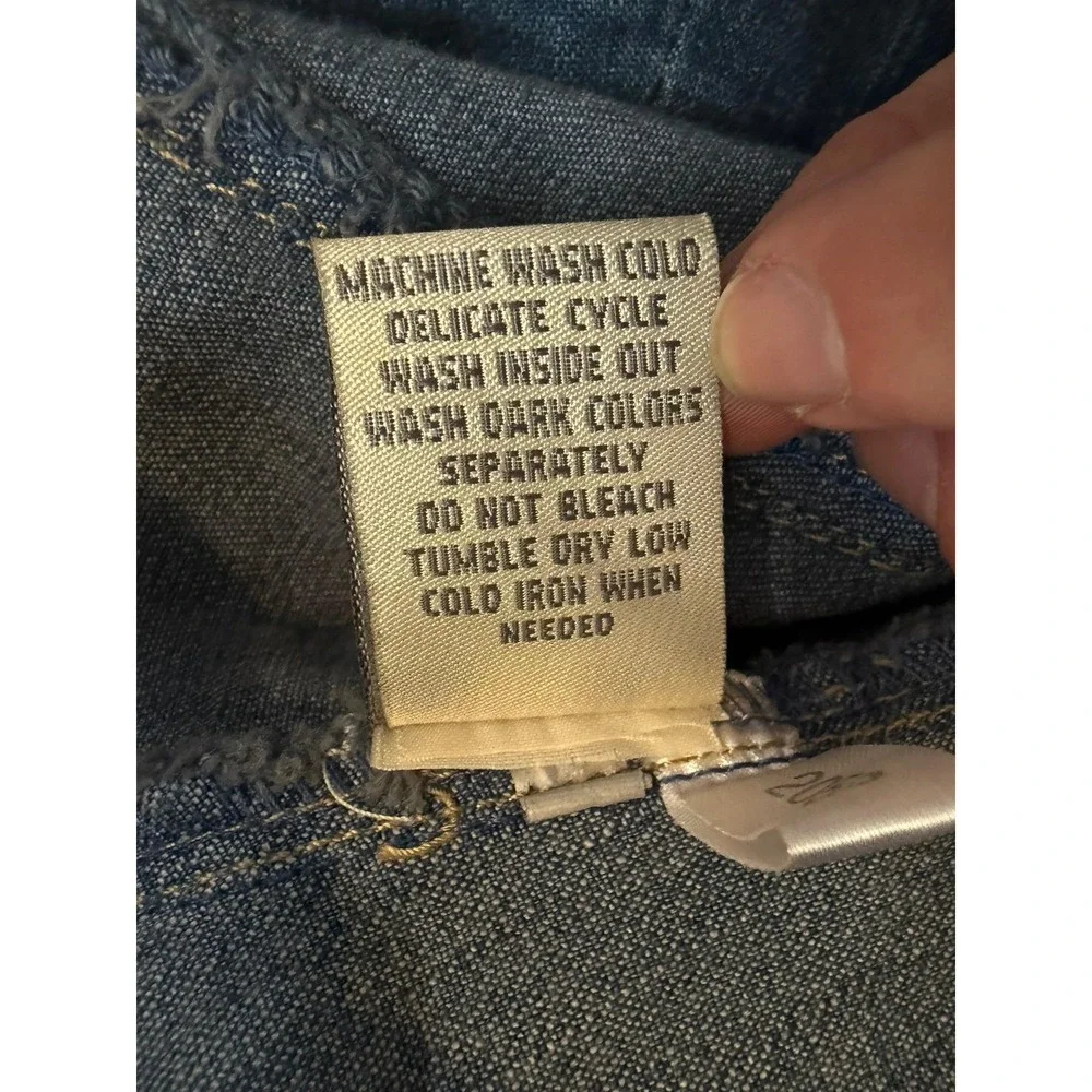 Vintage Marithe Francois Girbaud Jacket Womens Small Blue Denim Button Front Y2K
